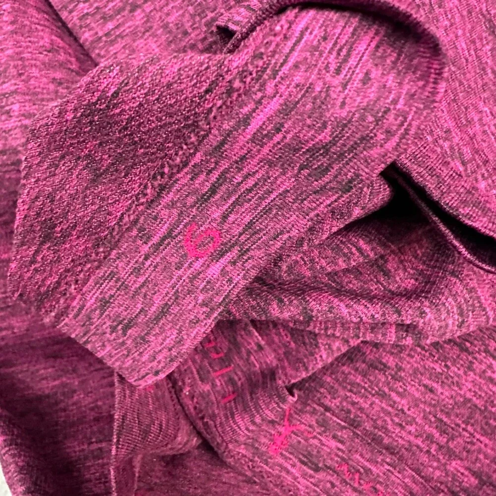 Lululemon Shirt Women 6 Purple Solid Swiftly Tech Long Sleeve Crew Seamless Run
